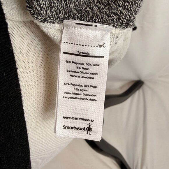 Smartwool Women's Sweater | Grey, Black, Off White | Large - Picture 8 of 8